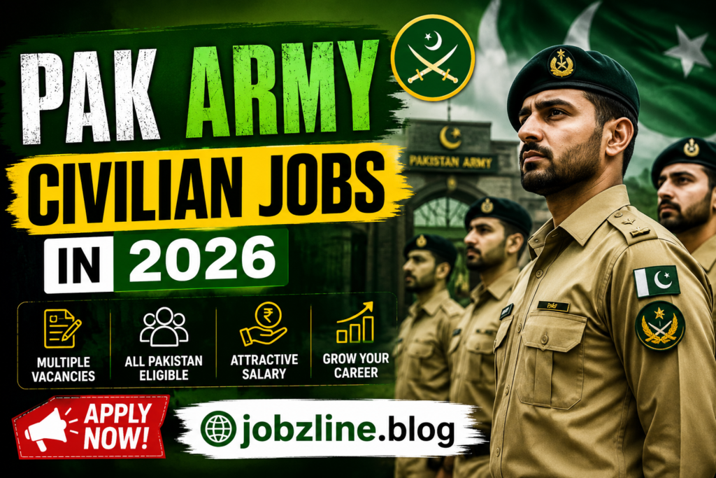 Pak Army Civilian Jobs in 2026