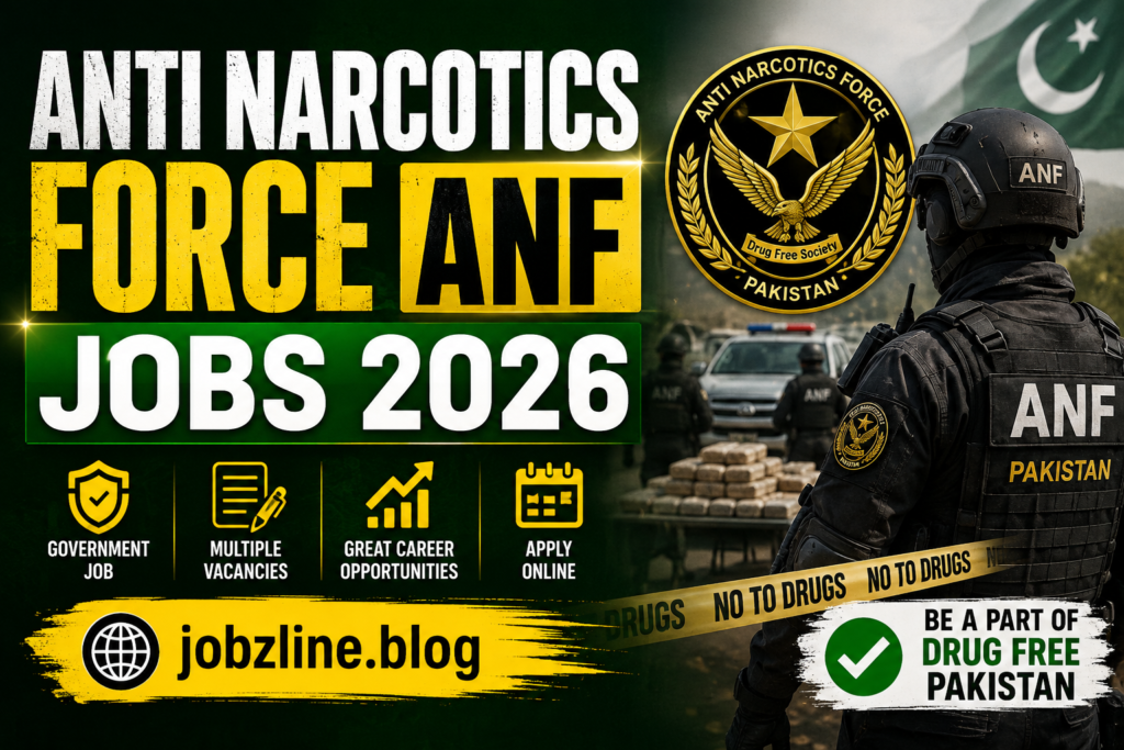 Anti Narcotics Force ANF Jobs in 2026