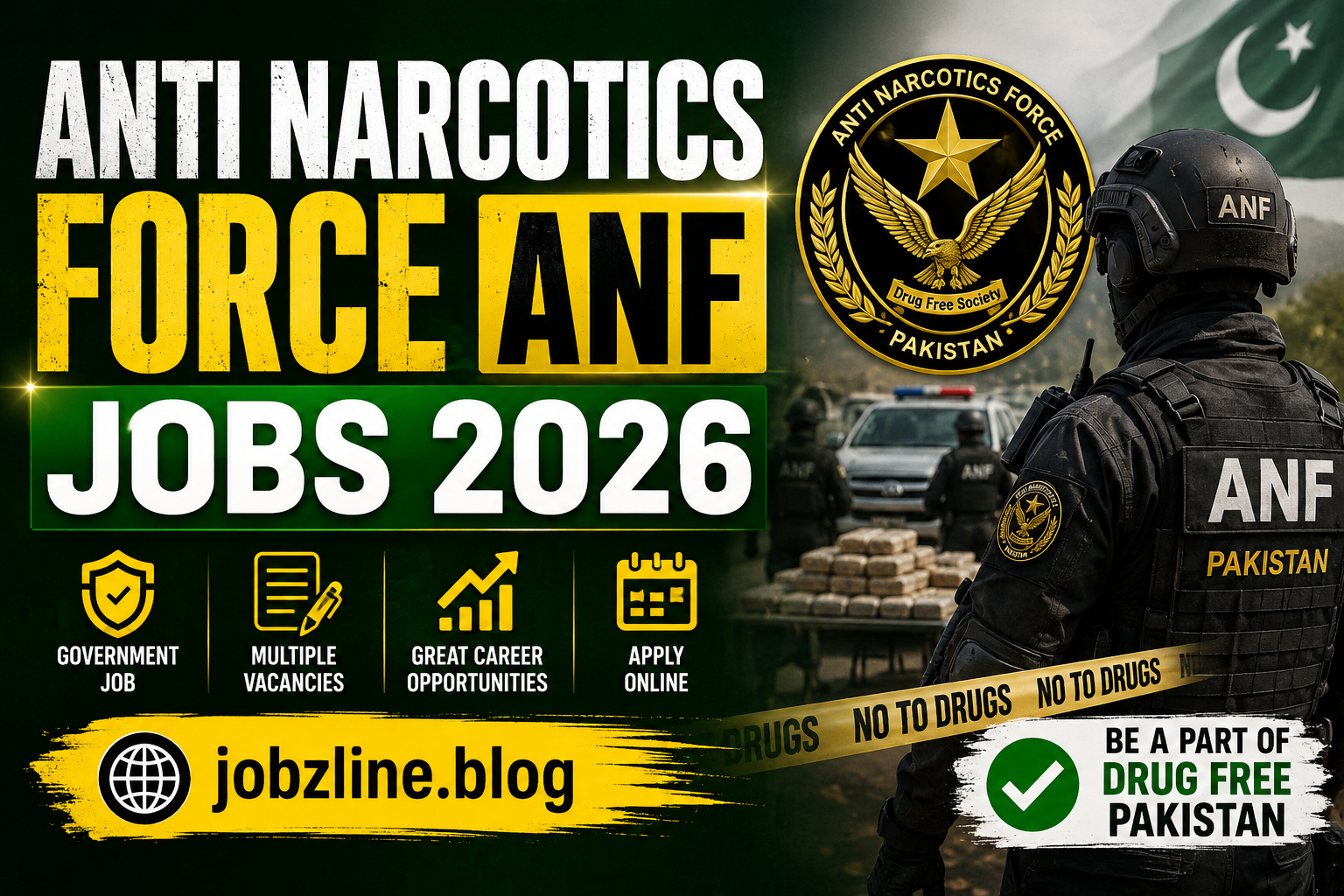 Anti Narcotics Force ANF Jobs in 2026