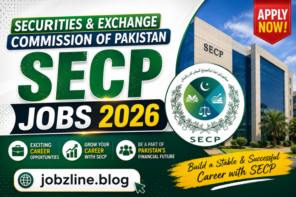 Securities & Exchange Commission of Pakistan SECP Jobs in 2026