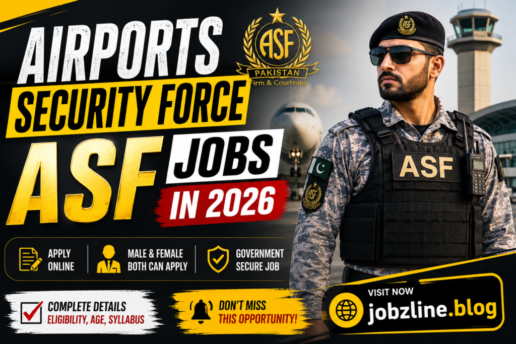 Airports Security Force ASF Jobs in 2026