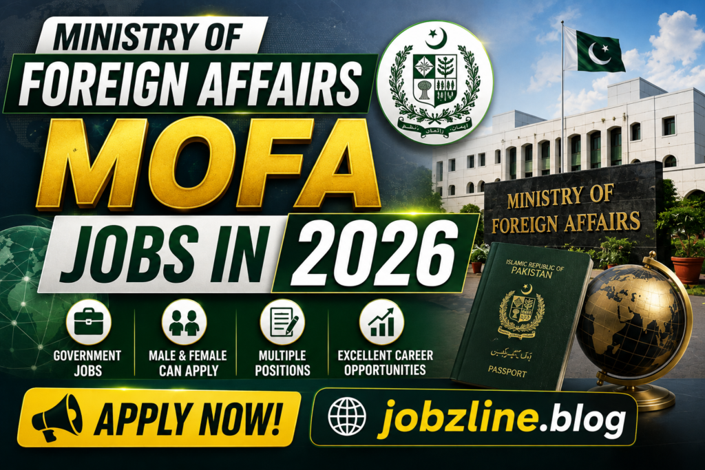 Ministry Of Foreign Affairs MOFA Jobs in 2026