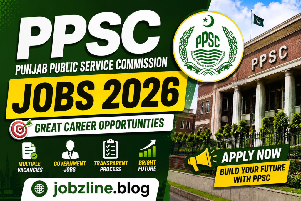 Punjab Public Service Commission PPSC Jobs in 2026