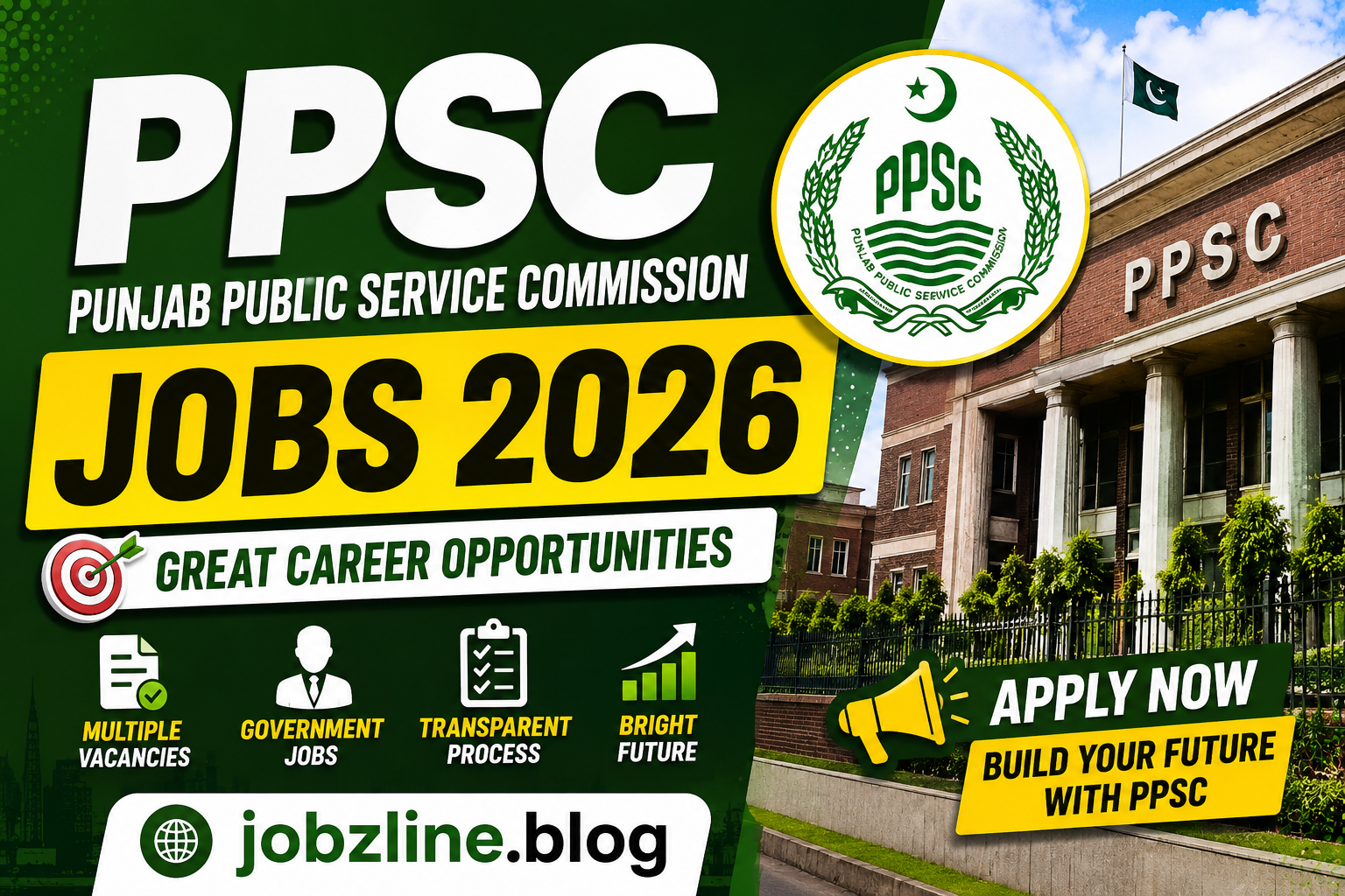 Punjab Public Service Commission PPSC Jobs in 2026