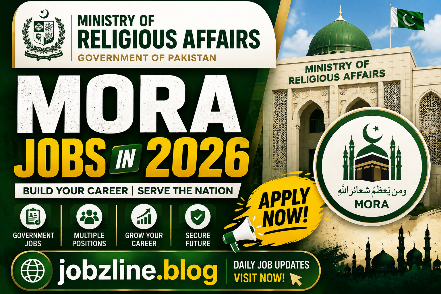 Ministry Of Religious Affairs MORA Jobs in 2026